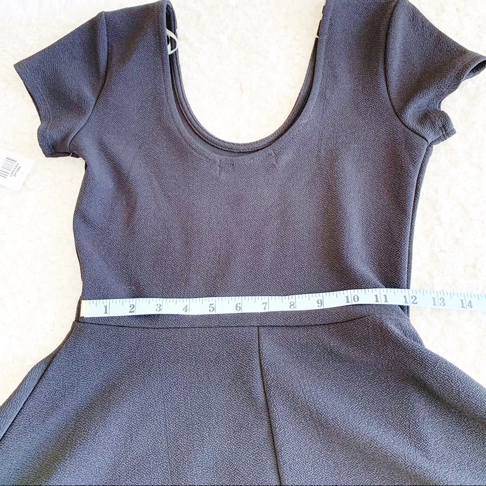Planet Gold Cap Sleeve Black Fit & Flare Dress NWT - Picture 5 of 6